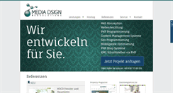Desktop Screenshot of media-dsign.de